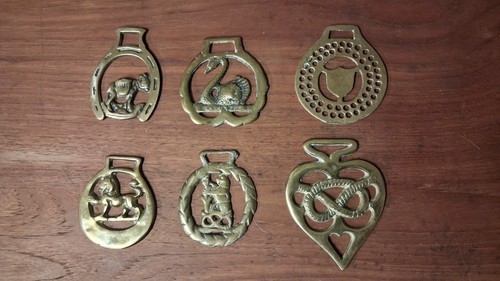 Horse brass messing - horse, deko