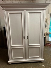 Antiker Kleiderschrank aus der Gründerzeit  ca 1900 shabby chic weiss zerlegbar