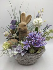 Ostergesteck Schnecke Hase