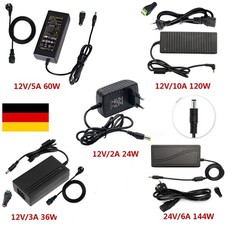12V 24V 2A/3A/5A/6A/10A LED Trafo Netzteil Adapter Power Supply für LED Streifen