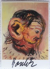 Georg Baselitz signiert Kunst
