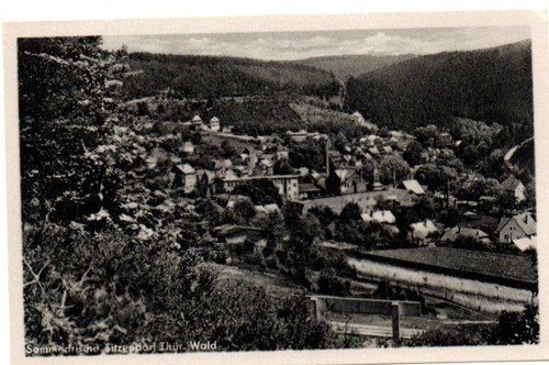 Ansichtskarte sitzendorf - ansichtskarte,