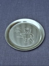 5 Metall Untersetzer Weltfestspiele Ostberlin 1973 Berliner Bär DDR