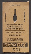 Eintrittskarte Mainz Finthen