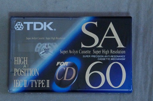 Musikkassette tdk 60 min - sa,