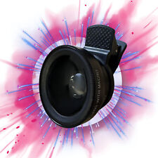 Smartphone Makro Objektiv Linse Aufsatz 2in1 Handy Kamera Set Weitwinkel Handy