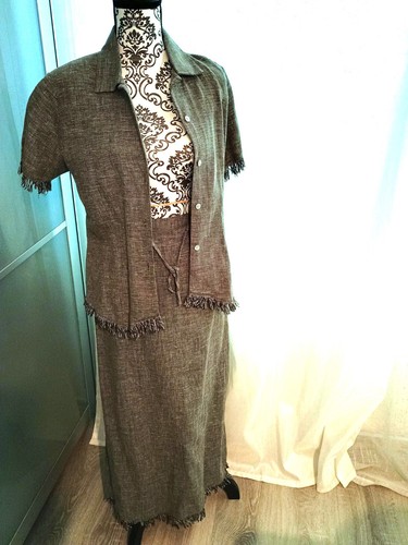 Damen leinen anzug sommer - damen,