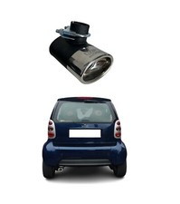 Auspuffblende Endrohr Ulter Sport Smart N10 für Smart 450 in Sportauspuff Optik