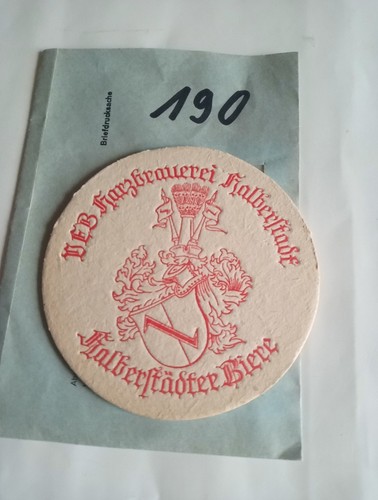 Stück ddr bierdeckel veb - ddr,