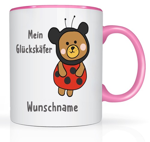 Glückskäfer tasse mit - mit, namen