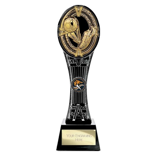 Fußball trophäe schwarz - schwarz, &