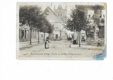 S519 AK Zerschossene evangl. Kirche in Soldau Ostpreussen gelaufen 1917