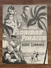 The Barefoot Mailman Robert Cummings, Jerome Courtland 1951 Danish Movie Program