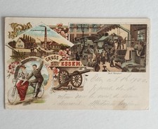 AK Postkarte Litho Essen gel