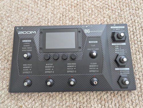Zoom multieffektprozessor - zoom,