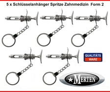 5 Schlüsselanhänger Spritze