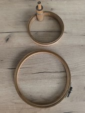 2 Stück Alte Holz Stickrahmen