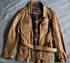 Lederjacke Cecil Gr. M Lammleder braun 