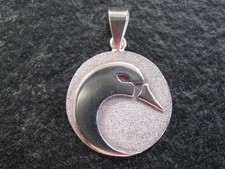 Anhänger Silber 925 Hans Hansen Dänemark Seltenenes Schwan Vintage Design