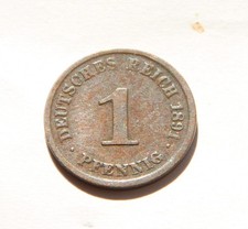 Deutsches Reich 1 Pfennig 1891