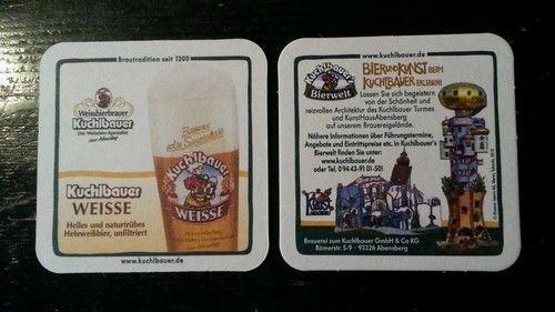 Beer mat abensberg - beer, kuchlbauer