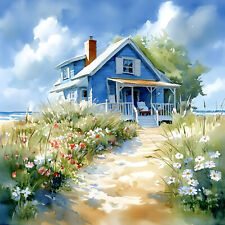 Deko Bild Strandhaus