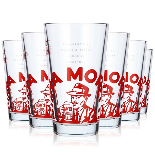 Birra moretti bier glas - birra,