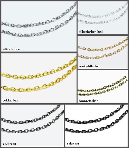 Metallkette 2x3 5x5 mm 1m - 3,5x5,