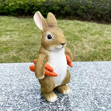 Vintage Hase Resin Figur mit