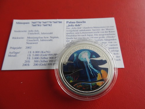 Palau dollar 2002 silber - 5,