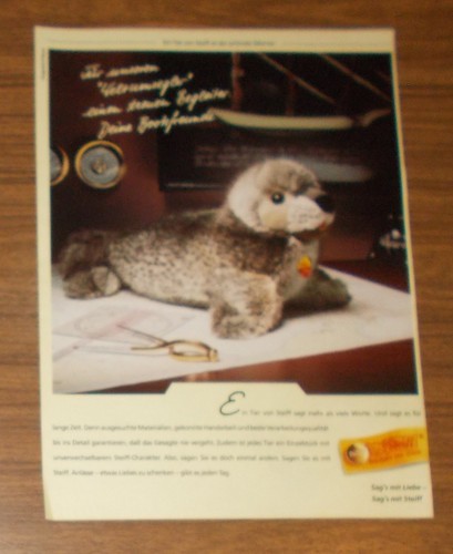 Seltene werbung vintage steiff - seltene,