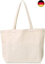 Karkar Stoffbeutel zum Bemalen Jutebeutel Unbedruckt - Stofftaschen zum Bemalen