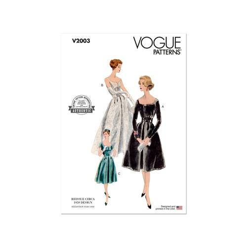 Vogue schnittmuster v2003 - vogue,