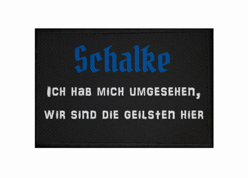 Aufnäher schalke die geilsten - aufnäher,
