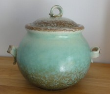 DDR Strehla Keramik 5 Liter Bowle Rum Topf o. Terrine Mid Century Rarität