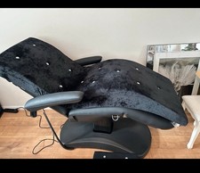 Elektrische Kosmetik Liege Schwarz,  4 Motorik