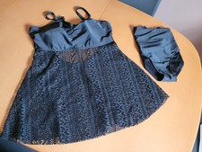 Damen-Tankini 2-tlg, schwarz, schick, Größe 2XL, 48, NEU und ungetragen