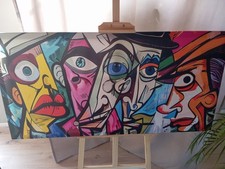 Abstraktes Wandbild Im Picasso