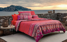 Bassetti Mako Satin Bettwäsche Maiori V1 200x200cm + 2x 80x80cm + 1 Laken  - TOP