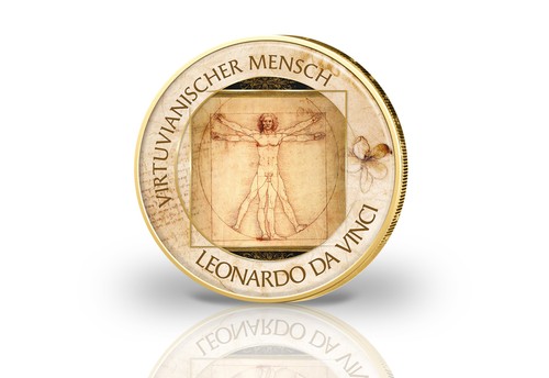 Euro vergoldet - 2,