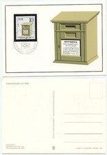 36046 - Holzbriefkasten um 1850 - DDR-Maximumkarte - Berlin, 5.2.1985