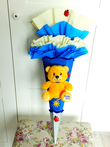 Schultüte teddy kuschelweich - teddy,