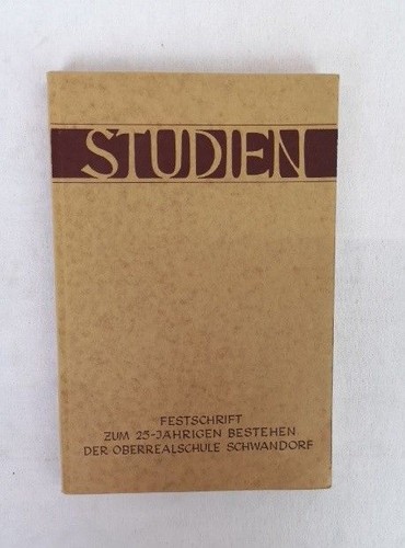 Studien festschrift zum - festschrift,