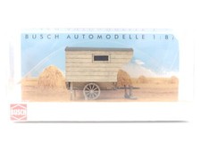 Busch H0 59932 Modellauto Anhänger "Schäferwagen" mit Deichselaufleger 1:87