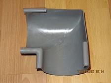 Dachrinne Regenrinne Ecke Dachrinnenecke grau PVC plastik Rinnenecke 2 Stück