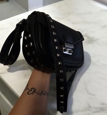 Pepe Jeans Damen Umhängetasche Mit Nieten Cool Rockig Tasche Schultertasche 