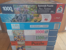 7  Puzzle 3 x 1500 Teile    4 x 1000 Teile  Gelini  Trefl  Schmidt  Ravensburger