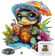 Holzpuzzle Schildkröte Tiere