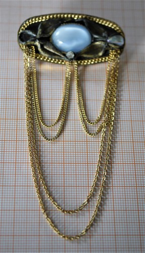 Ovale jugendstil brosche - ovale, jugendstil-brosche