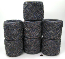 900g  Wolle Wollpaket Häkelgarn dickes Designergarn Glitzergarn (0,9kg Nr.5#